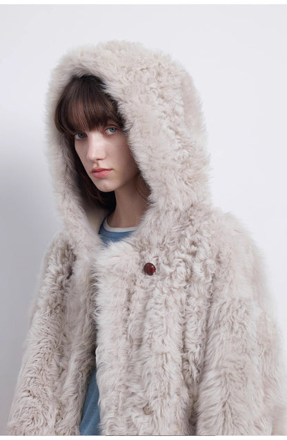 Clouds of Smoke Become Rain Imported Tuscan Hooded Sheepskin PremiumStyle Co.,Limited